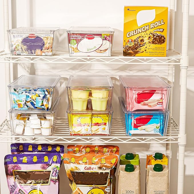 Vtopmart 2pcs Clear Organizers and Storage Bins - Image 7