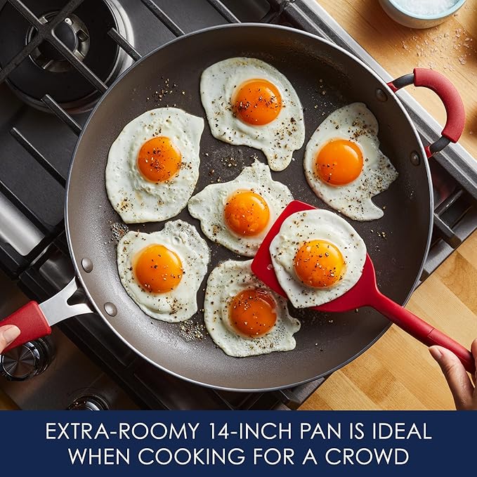 Rachael Ray Cook + Create Nonstick Frying Pan/Skillet - Image 5