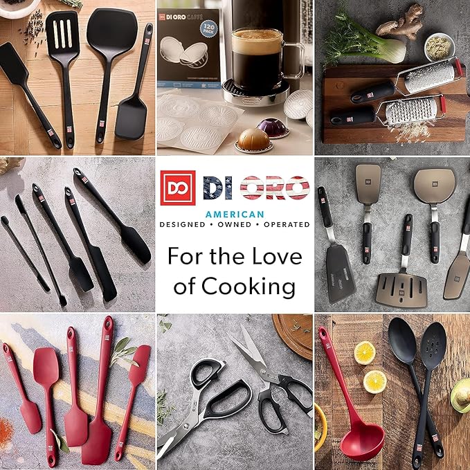 DIORO Silicone Mixing & Serving Spoons - Image 8