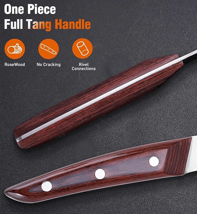 Naitesen 5PCS Professional Kitchen Chef Knife Set - Image 4