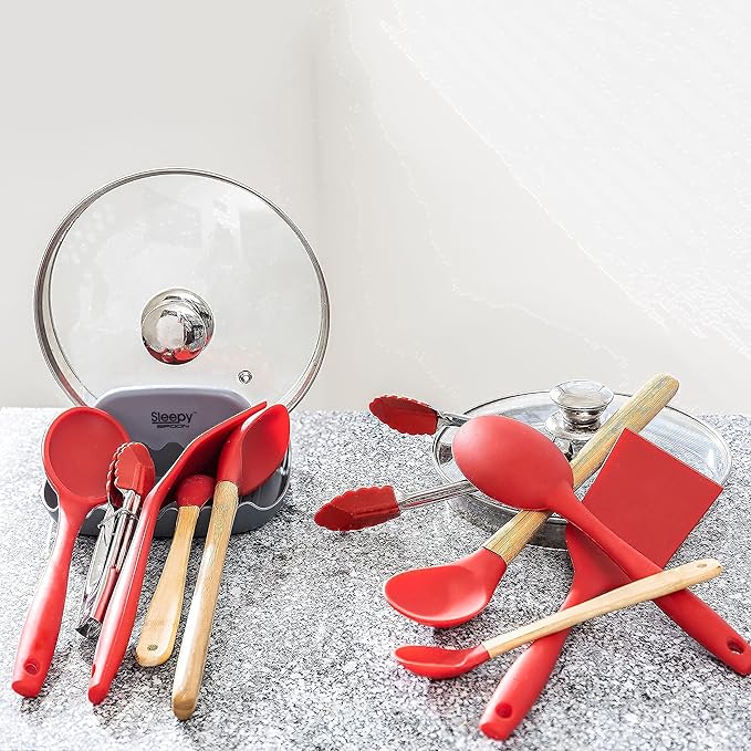 Spoon Rest for Kitchen Counter – Pot Lid Holder and Spoon Holder – Multipurpose - Image 4