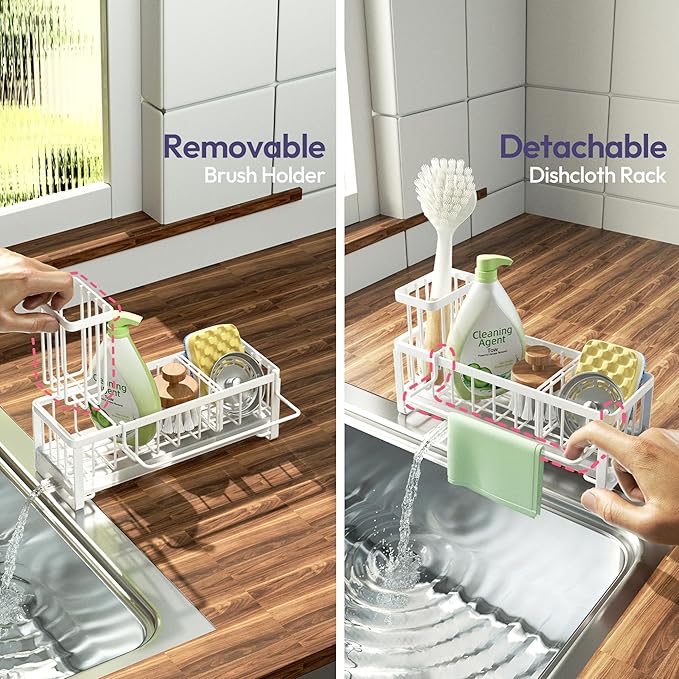 SWTYMIKI Sponge Holder for Kitchen Sink - Image 3