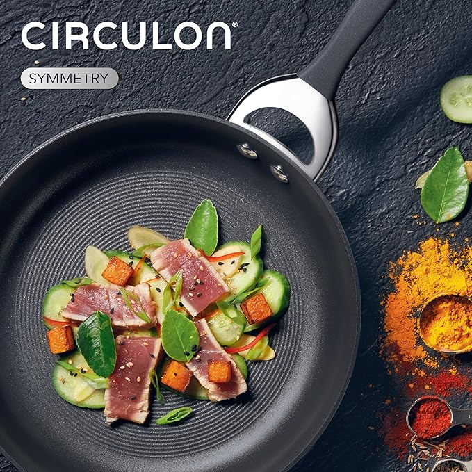 Circulon Symmetry Hard Anodized Nonstick Induction Frying Pan, 8.5-Inch Fry Pan - Image 10