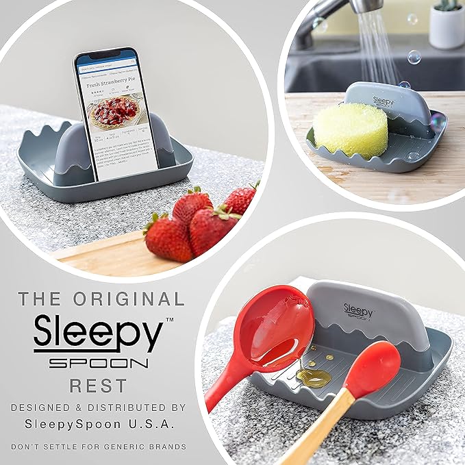 Spoon Rest for Kitchen Counter – Pot Lid Holder and Spoon Holder – Multipurpose - Image 2