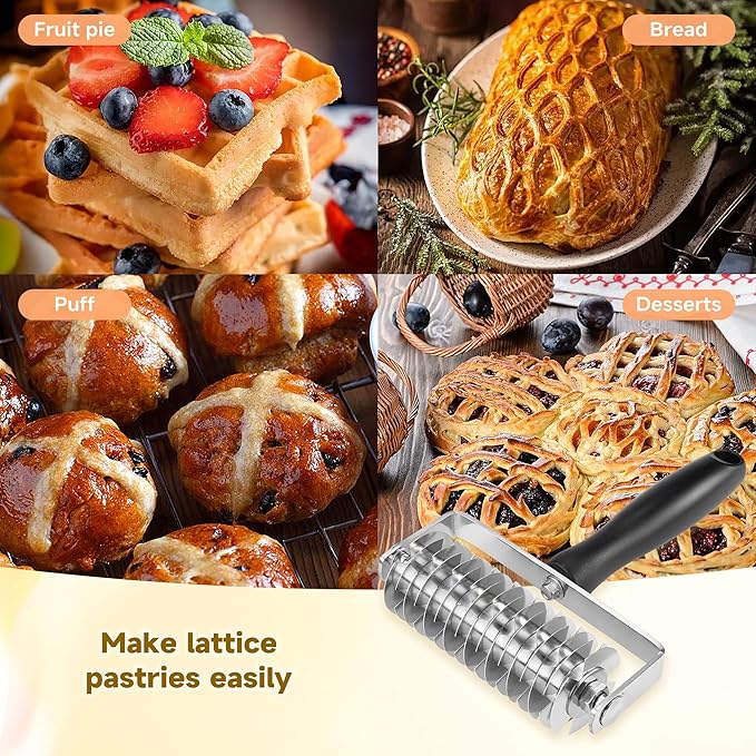 Pastry Lattice Roller Cutter - Image 2