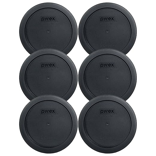 Pyrex 7201-PC 4-Cup Black Food Storage Replacement Lid by Pyrex