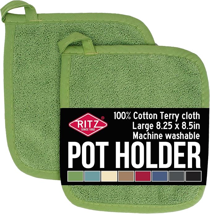 RITZ Terry Potholder & Hot Pad: Unparalleled Heat Resistant, Durable 100% by Ritz+Foodservice