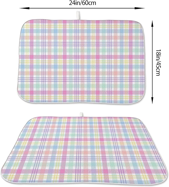 Spring Dish Drying Mat 18x24 Inches - Image 2