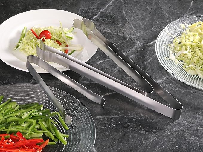 New Star Foodservice 42276 Restaurant-Grade Pom Tong, Stainless Steel, 9 inch - Image 8