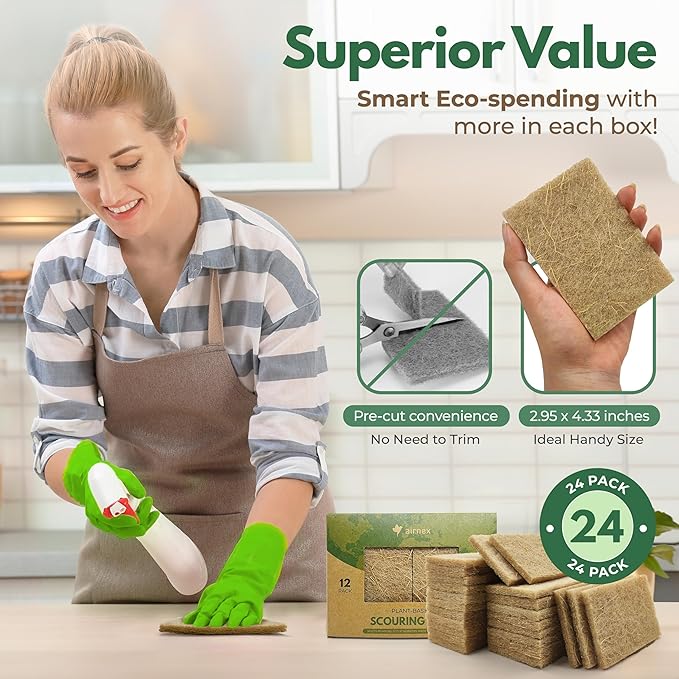 AIRNEX Plant-Based Scouring Pads - Image 4