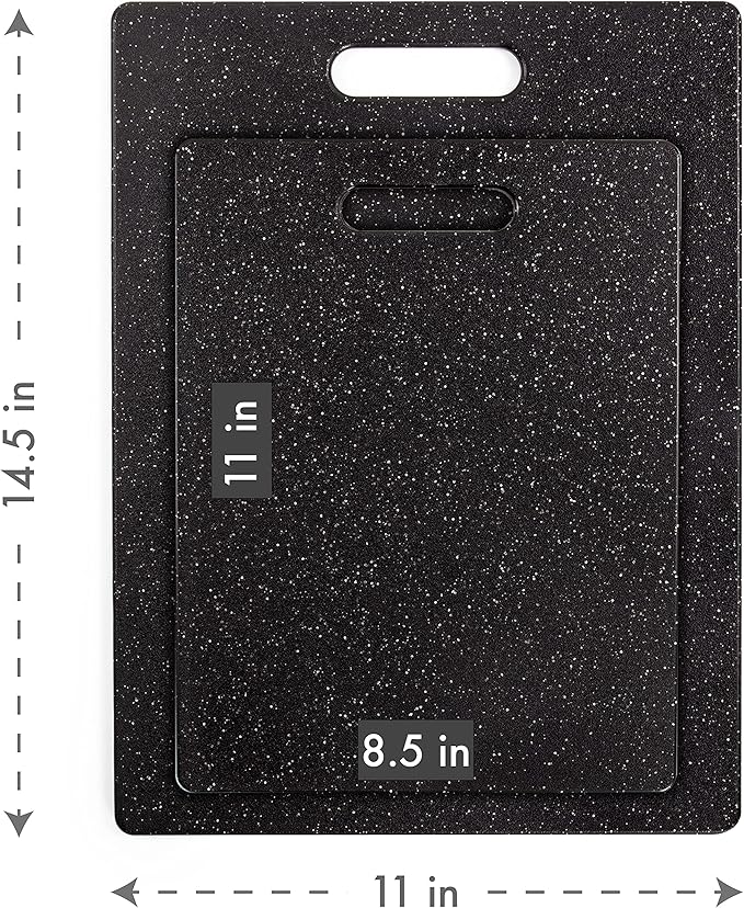 Dexas Superboard Pastry Board and Cutting Boards, Set of Two, Midnight Granite - Image 4