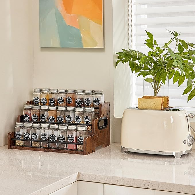 Aminigram Wood Spice Rack Organizer - Image 4