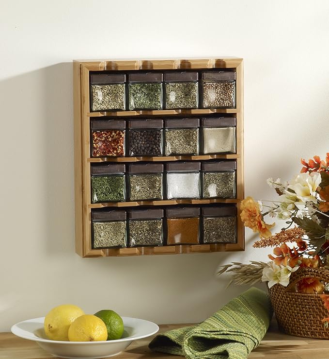 Kamenstein Jar Bamboo 3-in-1 Spice Organizer - Image 2