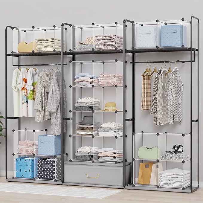 HOMIDEC Closet Organizers and Storage, 16 Cube Storage Organizer, Closet - Image 4
