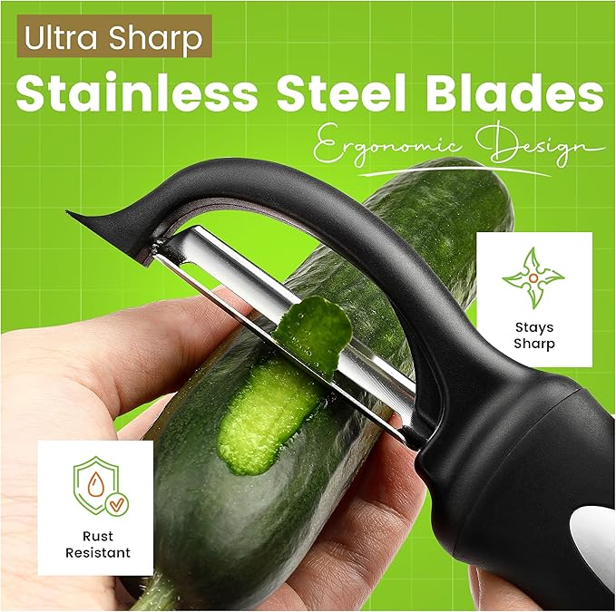 Spring Chef Vegetable Peelers for Kitchen - Image 5