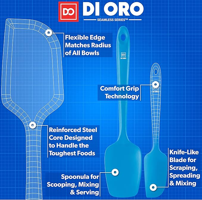 DI ORO Silicone Spatula Set - Image 4