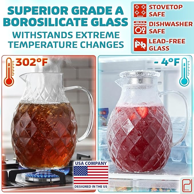 Premium Borosilicate Glass Pitcher - Image 3