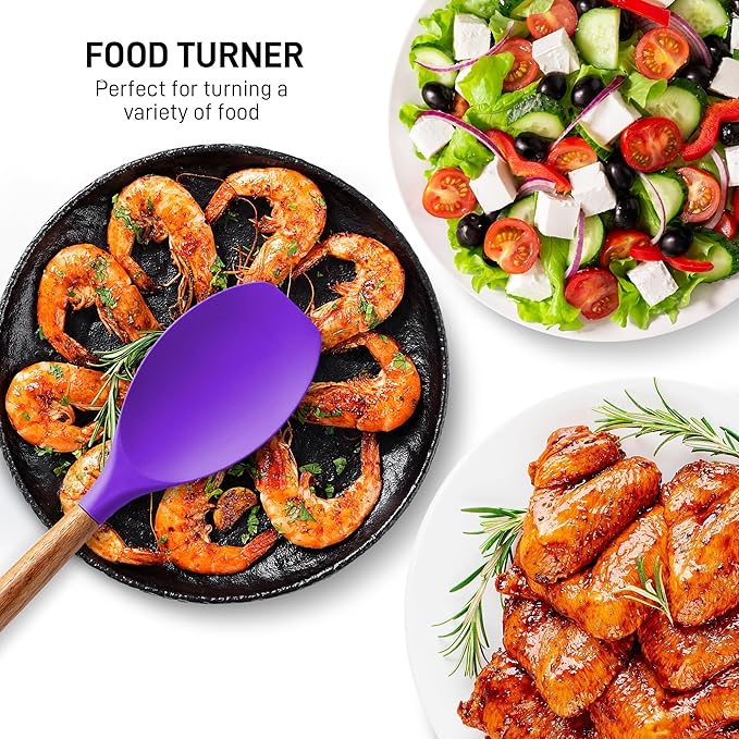 Zulay Kitchen Non-Stick Cooking Utensils Set - Image 6