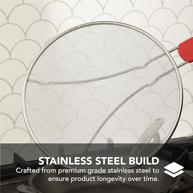 Alpha Living 60134ST Set of 3 Splatter Screens – 13", and 9.5" Stainless Steel - Image 5
