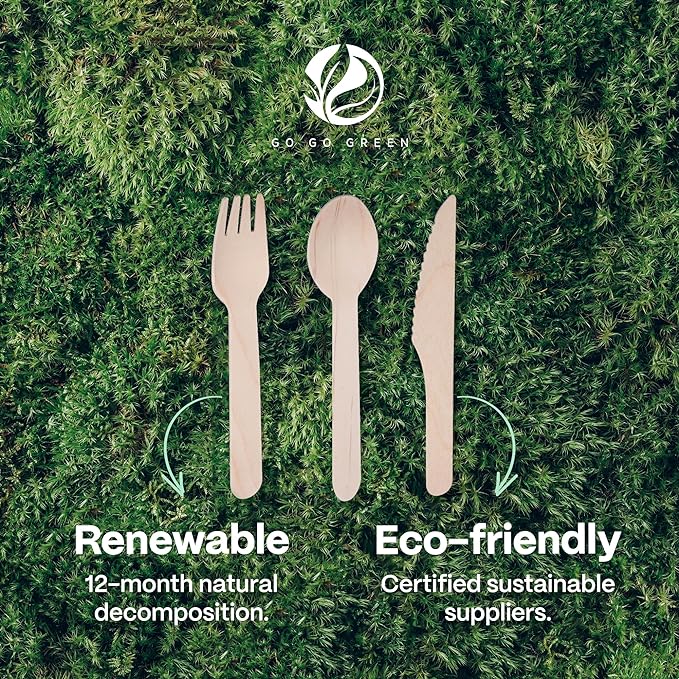 100% Compostable Cutlery Set - Image 6