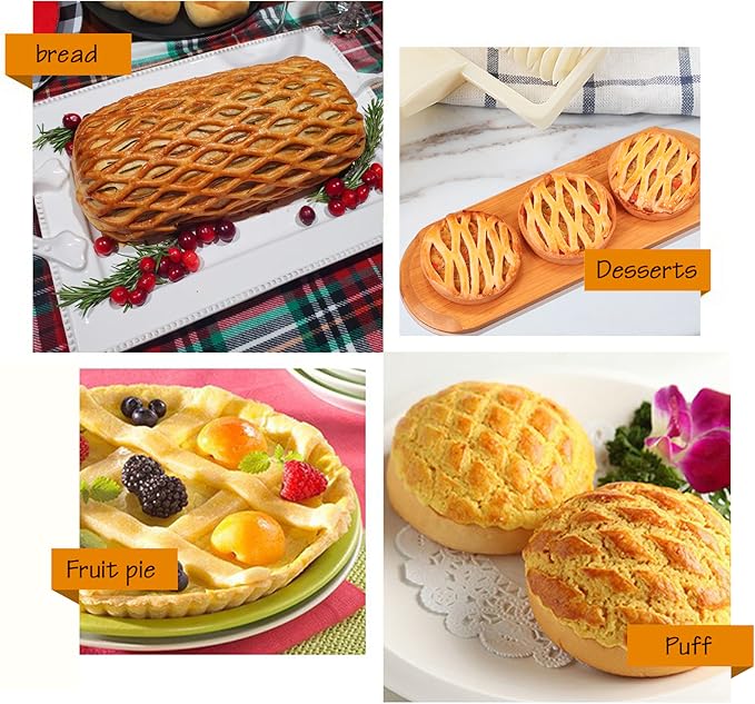 Stainless Steel Lattice Dough Cutter - Image 4