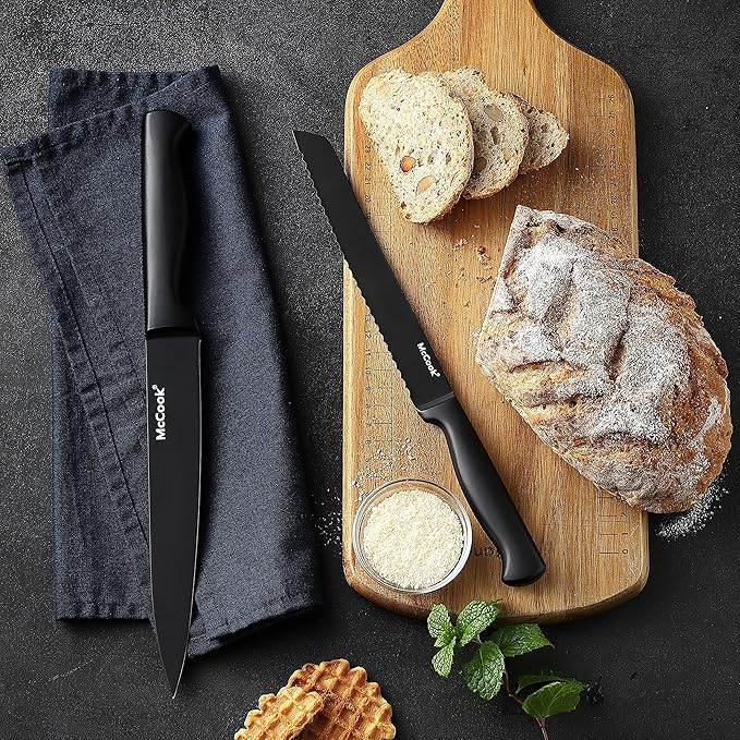 McCook® Knife Sets, German Stainless Steel Knife Block Sets - Image 7