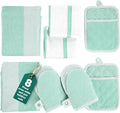 Casa Platino Potholders & Oven Mitts Heat Resistant, 8-Piece Mini Oven Mitt by CasaPlatino