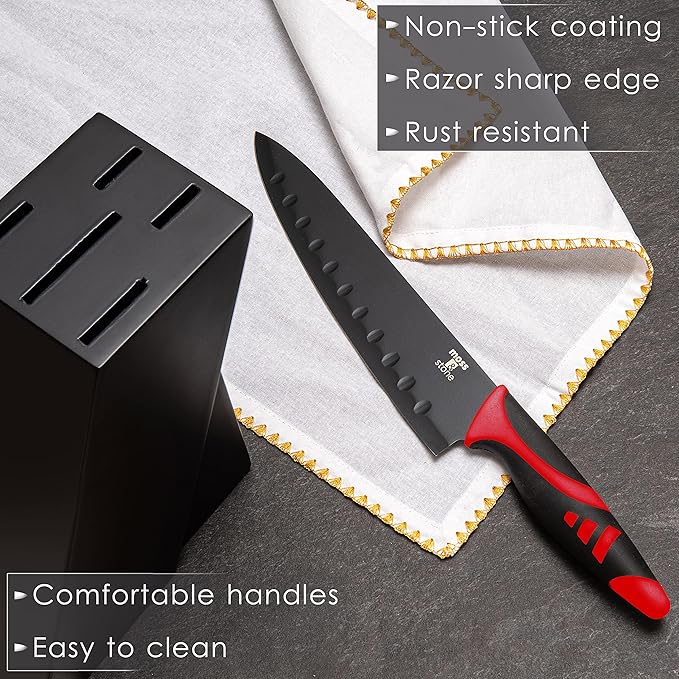 Moss & Stone 7-Piece Kitchen Knife Set - Image 4