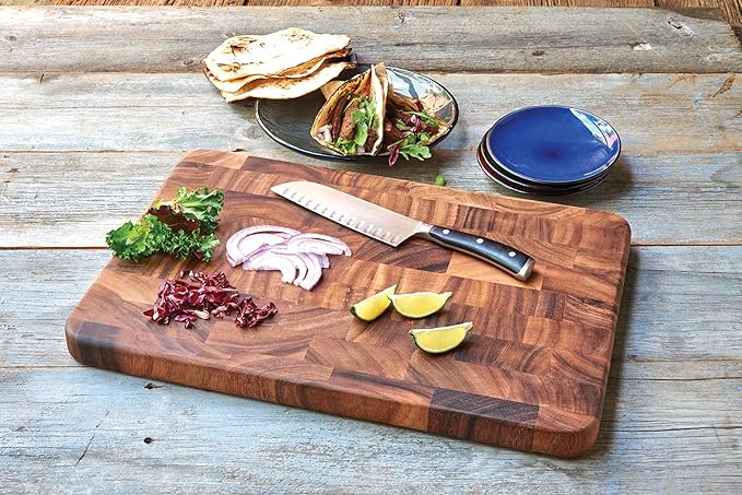 Ironwood Gourmet Large End Grain Prep Station and Large End Grain Prep Board - Image 5