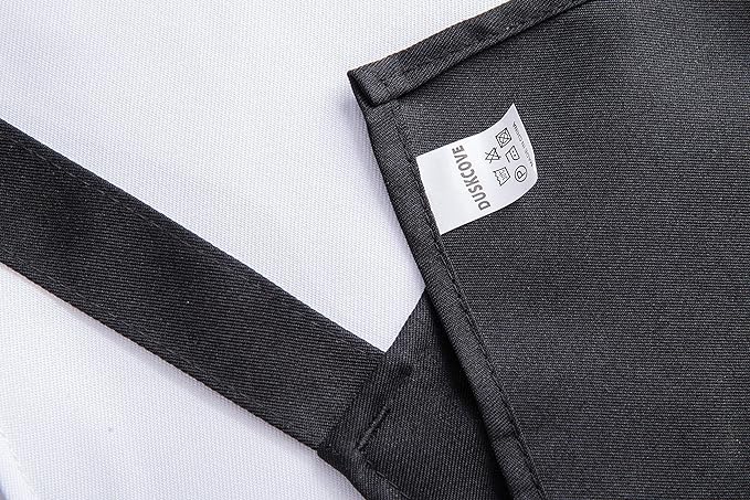 DUSKCOVE 12 Pack Plain Bib Aprons - Image 7