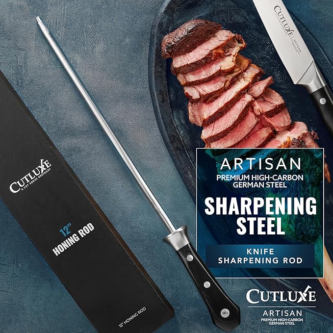 Cutluxe Honing Rod, Sharpening Steel - Image 2