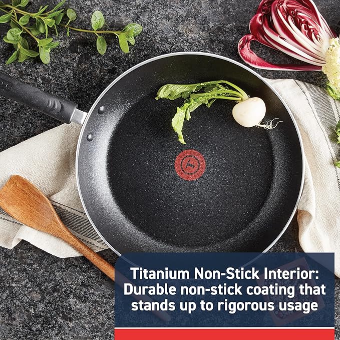 T-Fal Experience Nonstick Fry Pan 10.5 Inch, Oven Safe 400F, Non Stick Frying - Image 2
