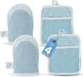 Casa Platino BBQ Gloves & Potholders Set, Holder by CasaPlatino